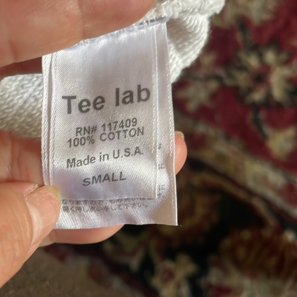 Frank & Eileen Tee Lab Limited Edition Hoodie Crop Jacket size small - Picture 6 of 7